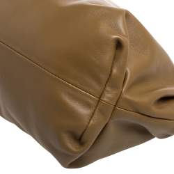 Pre Owned Bottega Veneta Brown Leather The Chain Pouch Bag