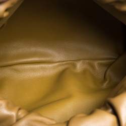 Pre Owned Bottega Veneta Brown Leather The Chain Pouch Bag