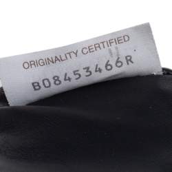 Pre Owned Bottega Veneta Black Intrecciato Leather Mini The Pouch Bag