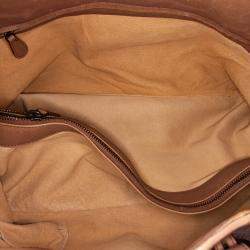 Pre Owned Bottega Veneta Brown Intrecciato Leather Tote Bag