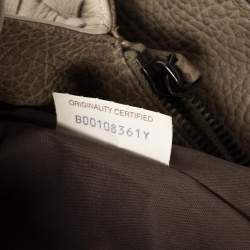 Pre Owned Bottega Veneta Multicolor Pebbled Leather Double Zip Satchel