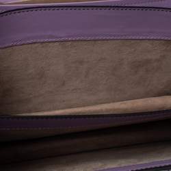 Bottega Veneta Lavender Intreccaito Leather Wingtip City Knot Shoulder Bag