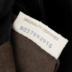 Pre Owned Bottega Veneta Black Intrecciato Leather Olimpia Shoulder Bag