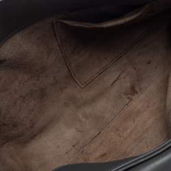 Pre Owned Bottega Veneta Grey Intrecciato Leather Olimpia Shoulder Bag