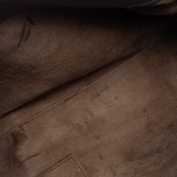 Pre Owned Bottega Veneta Grey Intrecciato Leather Olimpia Shoulder Bag