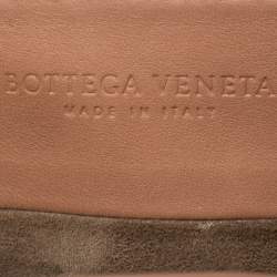 Pre Owned Bottega Veneta Pink Intrecciato Leather Alumna Top Handle Bag