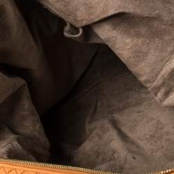 مملوكة مسبقًا حقيبة يد بوتيغا فينيتا ماكسي كونفيرتبل جلد انترشياتو برتقالي