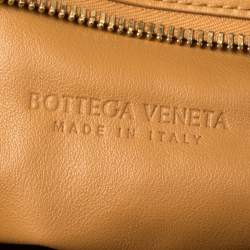 Pre Owned Bottega Veneta Caramel Brown Leather BV Twist Clutch Bag