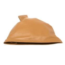 Pre Owned Bottega Veneta Caramel Brown Leather BV Twist Clutch Bag