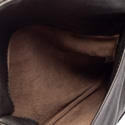 Pre Owned Bottega Veneta Black Intrecciato Leather Mini Flap Chain Crossbody Bag