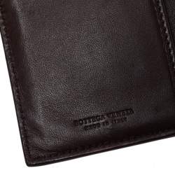 Bottega Veneta Plum Intrecciato Leather Continental Wallet