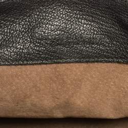 Pre Owned Bottega Veneta Black Intrecciato Leather Flap Shoulder Bag