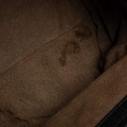 Pre Owned Bottega Veneta Black Intrecciato Leather Flap Shoulder Bag