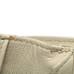 Pre Owned Bottega Veneta Cream Intrecciato Leather Continental Wallet