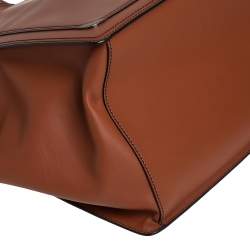 مملوكة مسبقًا حقيبة يد بوتيغا فينيتا شوبر جلد بني