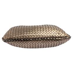 مملوكة مسبقًا حقيبة هوبو بوتيغا فينيتا فينيتا جلد انترشياتو اخضر ميتاليك  