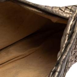 مملوكة مسبقًا حقيبة هوبو بوتيغا فينيتا فينيتا جلد انترشياتو اخضر ميتاليك  