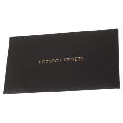 Pre Owned Bottega Veneta Dark Brown Leather BV Knotted Twist Clutch
