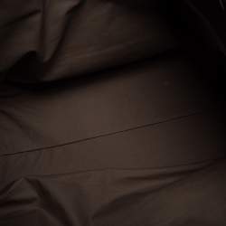 Pre Owned حقيبة يد بوتيغا فينيتا كابري كبيرة جلد انترشياتو بني كاكاو