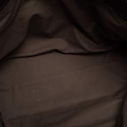 Pre Owned حقيبة يد بوتيغا فينيتا كابري كبيرة جلد انترشياتو بني كاكاو