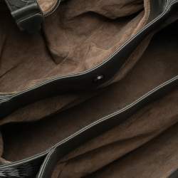 Pre Owned Bottega Veneta Grey Intrecciato Leather Medium Roma Tote