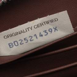 Pre Owned Bottega Veneta Old Rose Intrecciato Leather Zip Around Wallet