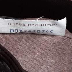 Pre Owned Bottega Veneta Dark Brown Intrecciato Leather Tote