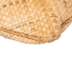 مملوكة مسبقًا Bottega Veneta Sand Beige Intrecciato Leather Large Veneta Hobo