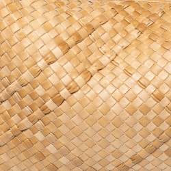 مملوكة مسبقًا Bottega Veneta Sand Beige Intrecciato Leather Large Veneta Hobo