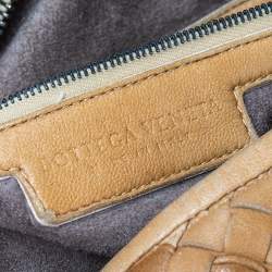 مملوكة مسبقًا Bottega Veneta Sand Beige Intrecciato Leather Large Veneta Hobo