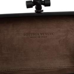 Bottega Veneta Black/Gold Sequin Knot Clutch 