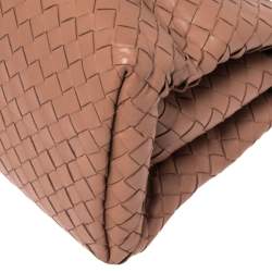  Bottega Veneta Beige Intrecciato Leather Mini Roma Tote