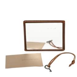 Pre Owned حقيبة يد توتس بوتيغا فينيتا روما لافورازيوني جلد انترشياتو بني متوسطة إصدار محدود