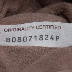 Pre Owned Bottega Veneta Taupe Intrecciato Leather Nodini Crossbody Bag