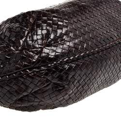 Pre Owned Bottega Veneta Ombre Intrecciato Leather Large Veneta Hobo