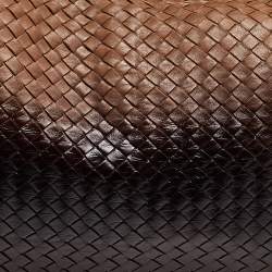 Pre Owned Bottega Veneta Ombre Intrecciato Leather Large Veneta Hobo