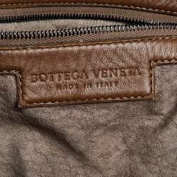 Pre Owned Bottega Veneta Ombre Intrecciato Leather Large Veneta Hobo