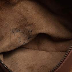 Pre Owned Bottega Veneta Pale Pink Intrecciato Leather Medium Tote