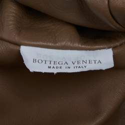 Pre Owned Bottega Veneta Brown Leather The Pouch Clutch