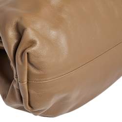 Pre Owned Bottega Veneta Brown Leather The Pouch Clutch