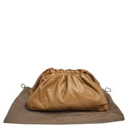 Pre Owned Bottega Veneta Brown Leather The Pouch Clutch