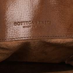 مملوكة مسبقًا Bottega Veneta Brown Embroidered Intrecciato Leather Tote