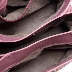 Bottega Veneta Pink Intrecciato Medium Leather Roma Tote