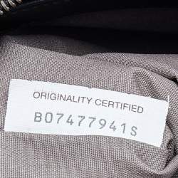 مملوكة مسبقًا حقيبة كلتش بوتيغا فينيتا جلد انترشياتو أسود