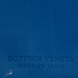 Bottega Veneta Blue Intrecciato Leather Continental Wallet