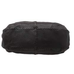 Pre Owned Bottega Veneta Brown Leather Intrecciato Shoulder Bag