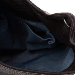 Pre Owned حقيبة هوبو بوتيغا فينيتا جلد بني