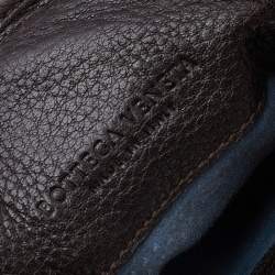 Pre Owned حقيبة هوبو بوتيغا فينيتا جلد بني