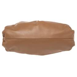 مملوكة مسبقًا Bottega Veneta Camel Brown Leather Medium The Shoulder Pouch Bag