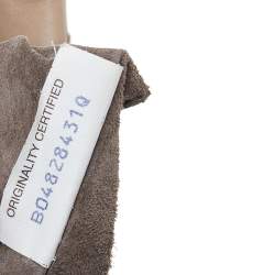 Pre Owned حقيبة كروس بوتيغا فينيتا جلد إنترشياتو بيج بقلاب وسلسلة